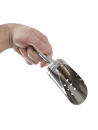 Perforated ice cube scoop Stainless steel - Capacity 170 - 290ml