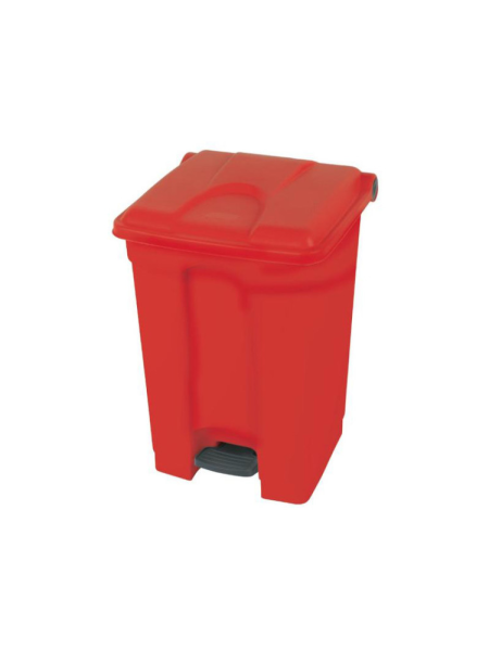 Red base garbage can 70L