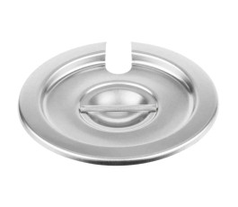 Stainless steel slotted cover for 3-quart inset