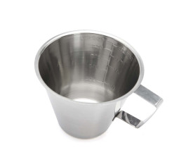 Stainless steel graduated measure with handle 25cl