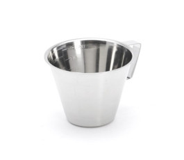 Stainless steel graduated measure with handle 25cl