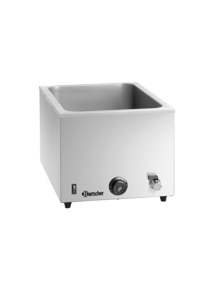 Bain-marie GN 1/1 depth 200mm with rectangular drain 26.1 L