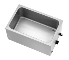 Bain-marie GN 1/1 depth 200mm with rectangular drain 26.1 L