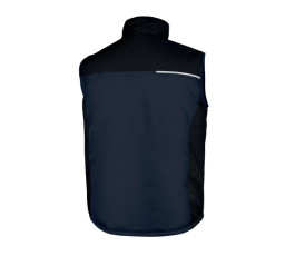 Navy blue / black sleeveless cardigan Size L