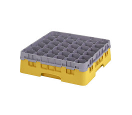 Casier verre à pied jaune 36 compartiments Cambro Camrack