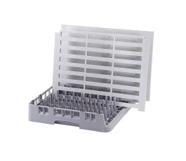 Casier à plots avec extension Cambro Camrack 50 x 50 x 14,3 cm pour les professionnels de la restauration et l'hôtellerie.