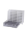 Casier à plots avec extension Cambro Camrack 50 x 50 x 14,3 cm pour les professionnels de la restauration et l'hôtellerie.