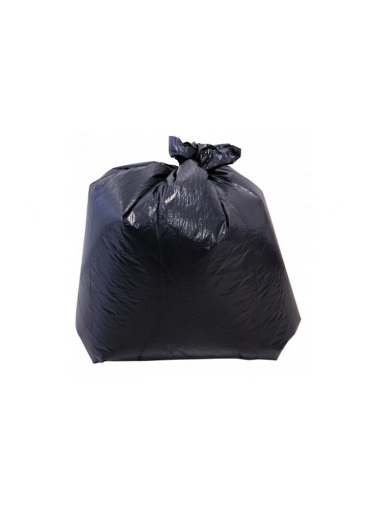 Sac poubelle 130L Noir - Carton économique de 200