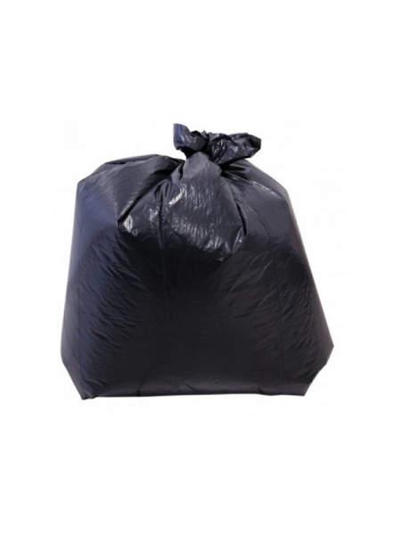 Sac poubelle 130L Noir - Carton économique de 200