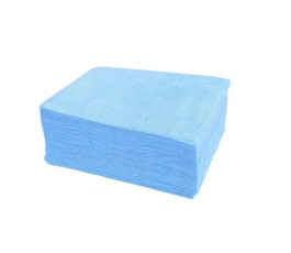 Blue Woven Microfiber Cloth 38 x 38 230gr - Set of 5