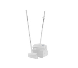 Vikan Shovel and Broom - 350 mm - White - Complete Kit