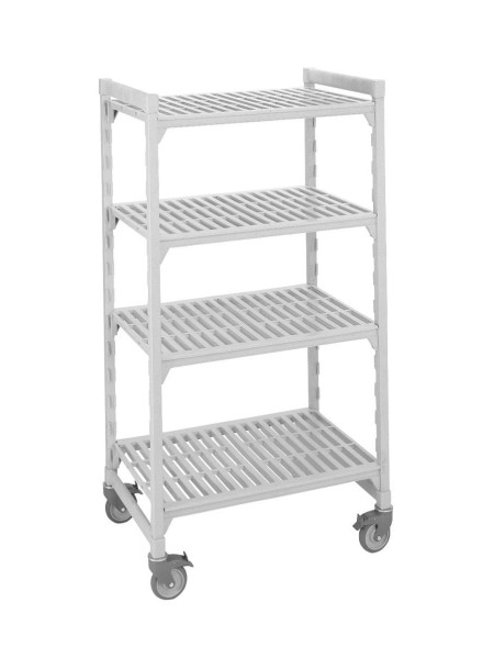 Basic shelving with wheels ‘FG’ – 760x460x760 cm – 2 shelves