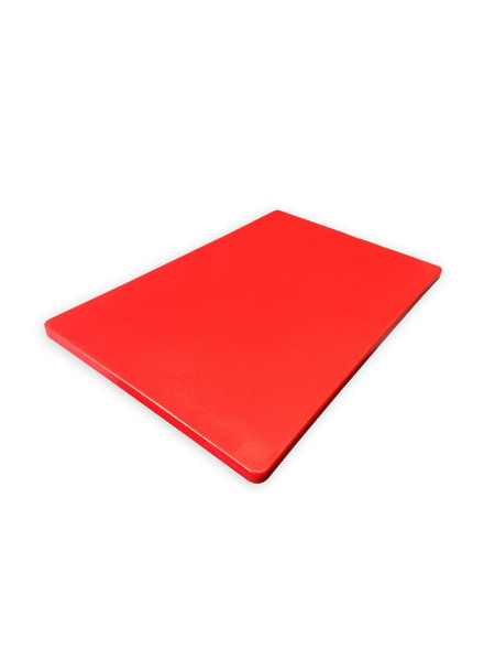 Cutting board without gutter 60 x 40 cm - Red