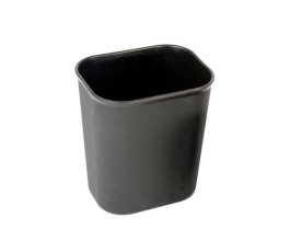 Black plastic bin 12L