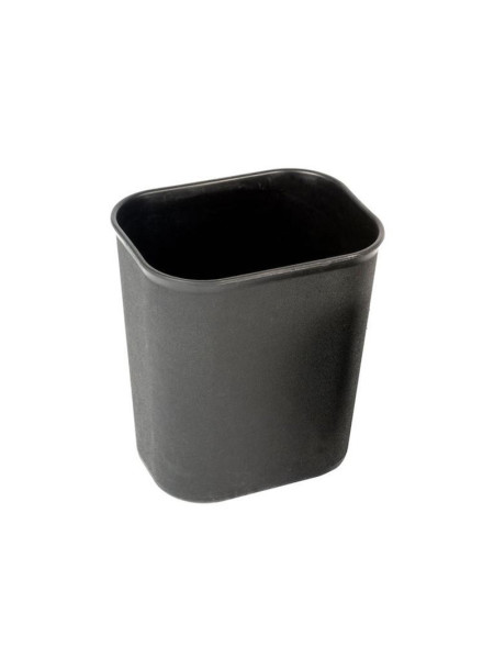 Black plastic bin 12L