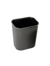 Black plastic bin 12L