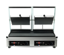 Multi contact grill large - Ribbed plates