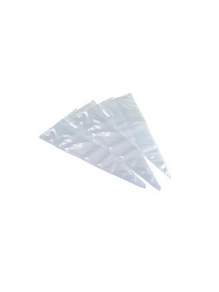 Disposable transparent plastic pastry bag 300 x 550 mm 80µ