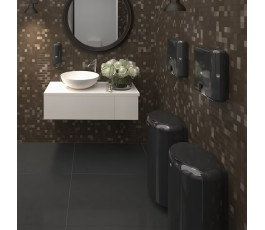 Toilet paper leaf dispenser Black