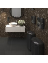 Toilet paper leaf dispenser Black