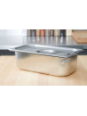 Bac GN 1/3 en inox - Super Pan 3 - 100 mm - 3,9 L avec bords surélevés réduisant les pertes de vapeur