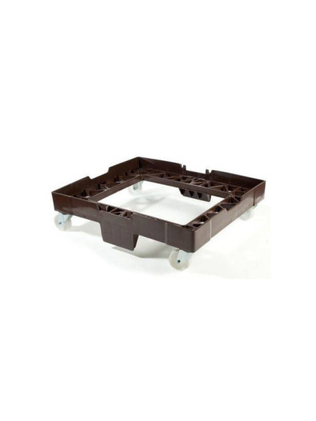 Dolly Wheeled base for bread bin Black