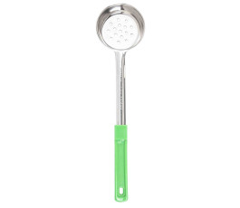 Spoodle Perforated spoon with green handle 120ml