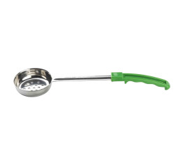 Spoodle Perforated spoon with green handle 120ml