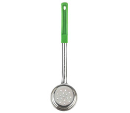 Spoodle Perforated spoon with green handle 120ml