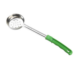 Spoodle Perforated spoon with green handle 120ml