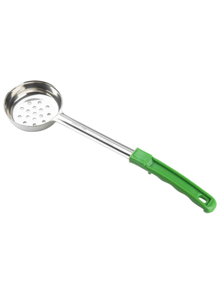 Spoodle Perforated spoon with green handle 120ml