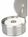 Distributeur de papier toilette en inox pour rouleaux Jumbo 400m