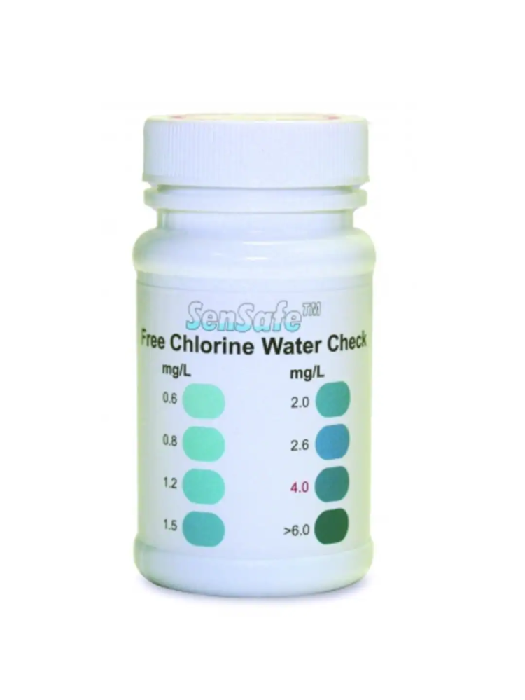 WATERWORKS - Free chlorine detection strips - Box of 50