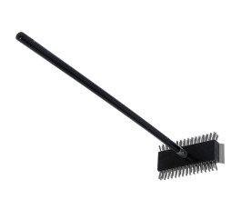 Stainless steel grill scraper brush