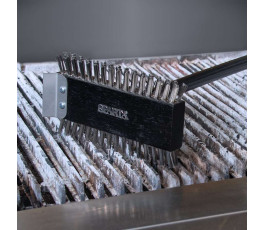 Stainless steel grill scraper brush