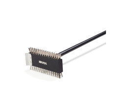 Stainless steel grill scraper brush