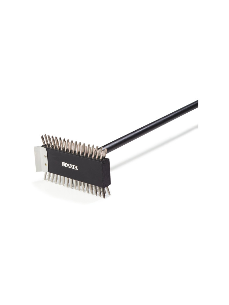 Stainless steel grill scraper brush