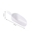 White plastic shovel 37x13 cm