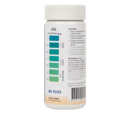 Single-use paper oil test strip - Bottle of 50