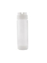 Squeeze TableCraft 355 ml translucide - 2 ouverture 1 valve - Lot de 6
