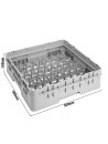 Casier à plots avec extension Camrack, 5 x 9 rangées - Cambro | Caractéristiques