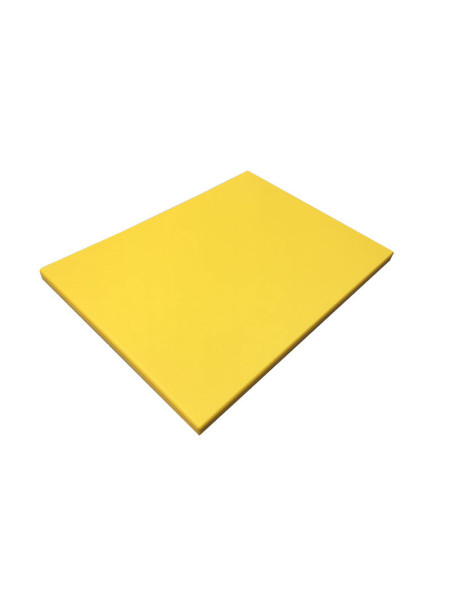 Planche à découper sans rigole 30 x 40 - Jaune Planche à découper sans rigole 30 x 40 - Jaune