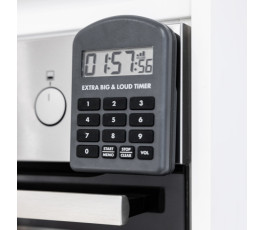 Large timer with black alarm - Magnetic back with kickstand