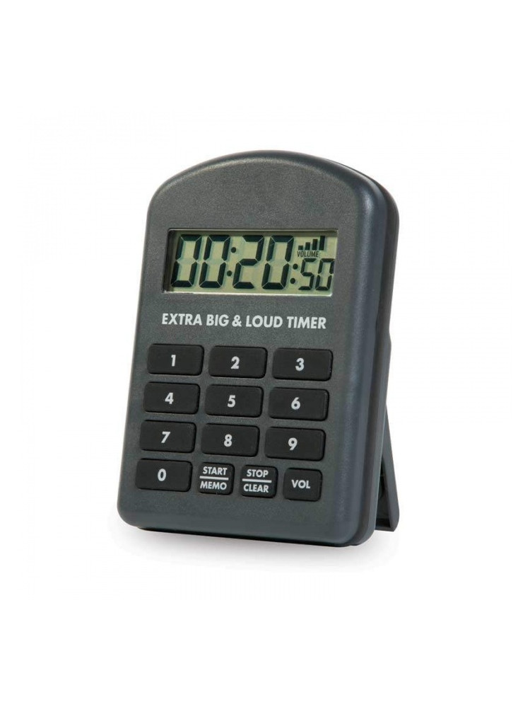 Large timer with black alarm - Magnetic back with kickstand