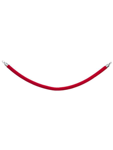 Cordon rouge pour poteau d'accueil 150 x 3,8 cm - Securit | Vue principale