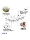 Bac GN 1/3, noir, profondeur 100 mm, 3.6 L, Camwear®, Cambro | Caractéristiques
