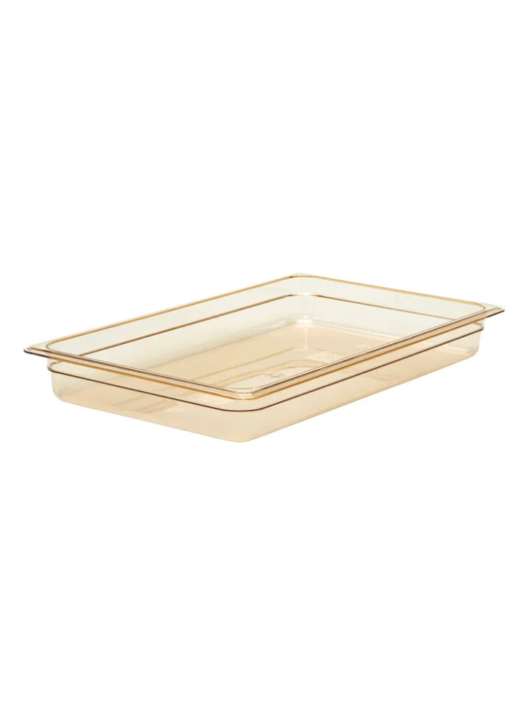 Bac GN 1/2, ambré, profondeur 100 mm, Cambro | Vue principale