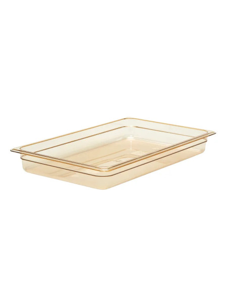 High temperature container GN1/2 depth 100mm Amber