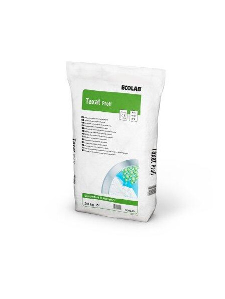 Lessive professionnelle en poudre 20kg Taxat Profi®, Ecolab | Vue principale Lessive professionnelle en poudre 20kg Taxat Profi®, Ecolab | Vue principale