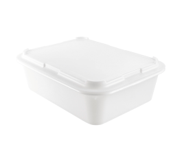 Divider bin without lid white plastic 53x41x14cm 20 L